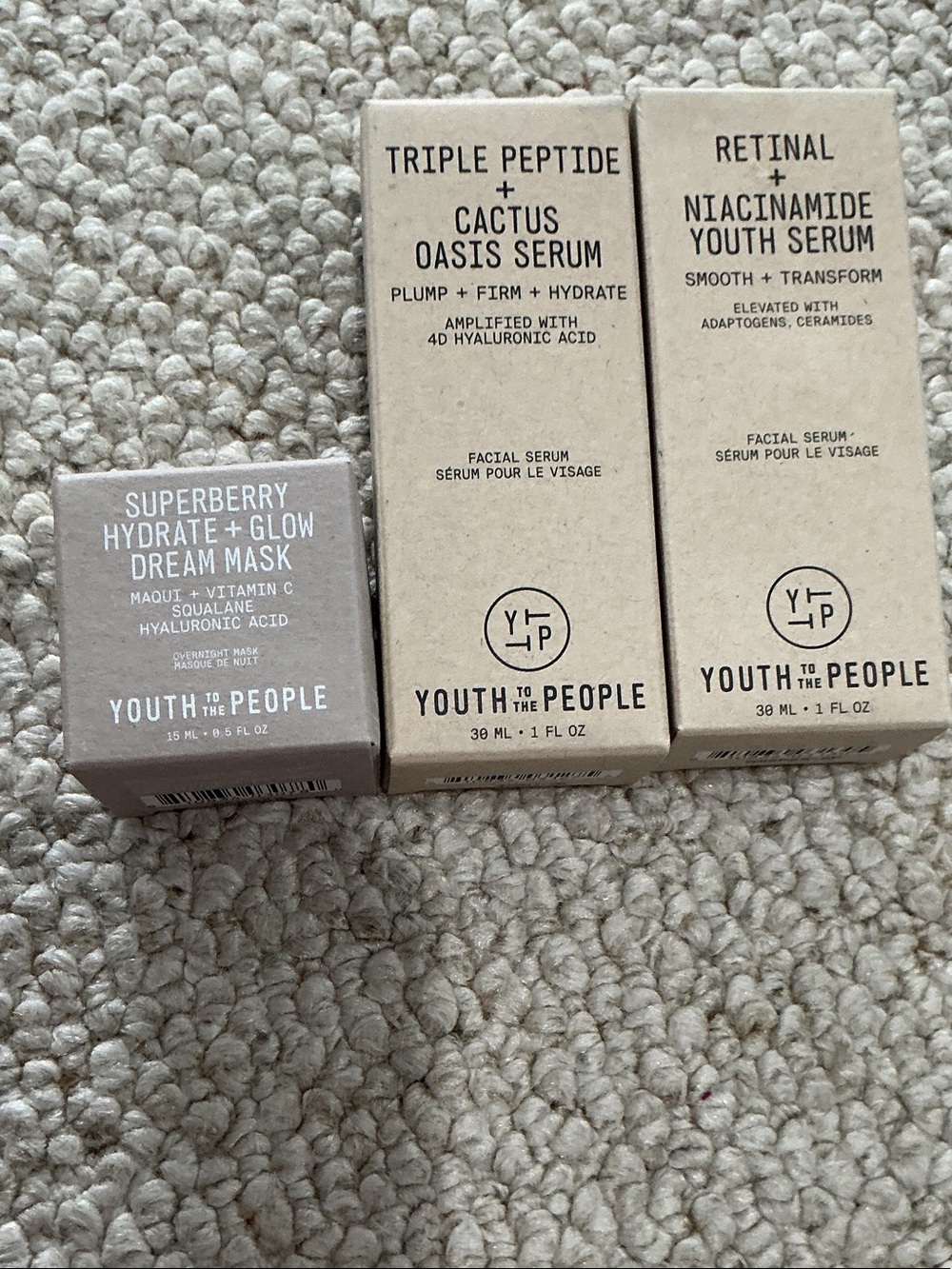 Youth To The People Superberry Hydrate + Glow Dream Mask - Beige
